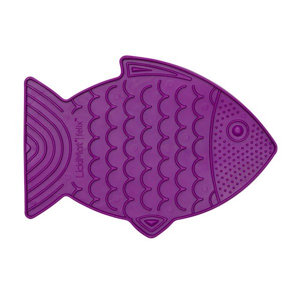 Laizīšanas spilventiņš kaķiem Felix Purple - LickiMat-image-1