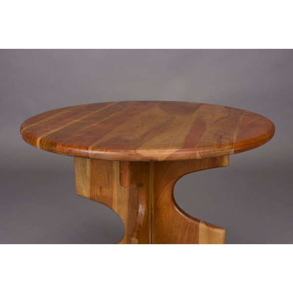 Akācijas masīvkoka apaļš sānu galdiņš ø 60 cm Morgan – Dutchbone-image-3