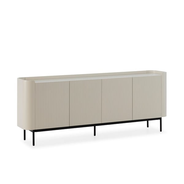 Krēmkrāsas kumode 200x80x40 cm Willa – MOME-image-3
