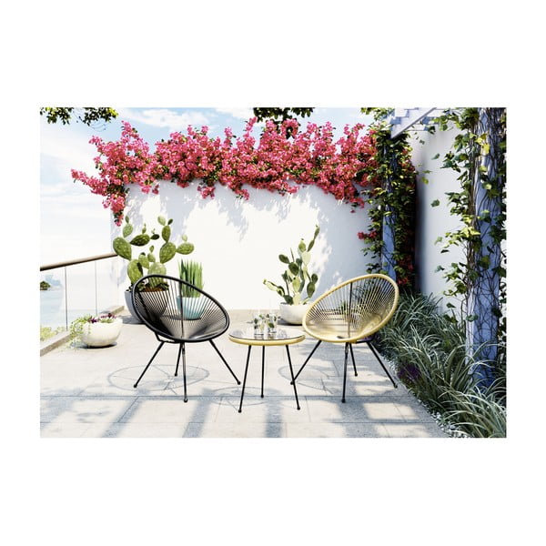 Sānu galdiņš Kare Design Acapulco Nature, ø 50 cm-image-3