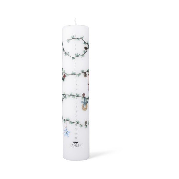 Svece ar Ziemassvētku motīvu Hammershøi Christmas – Kähler Design