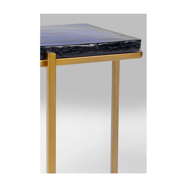 Saliekamais galds zelta krāsā Kare Design Lagoon, augstums 50 cm-image-3