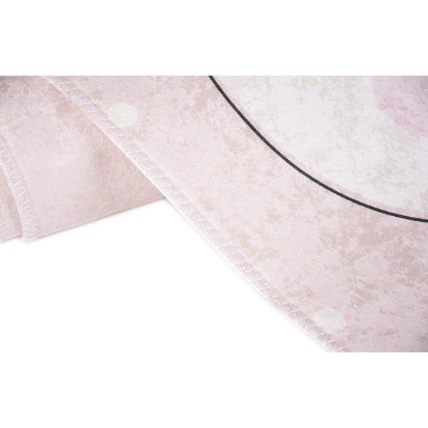 Gaiši rozā bērnu paklājs 160x230 cm Princess Panda – Vitaus-image-2