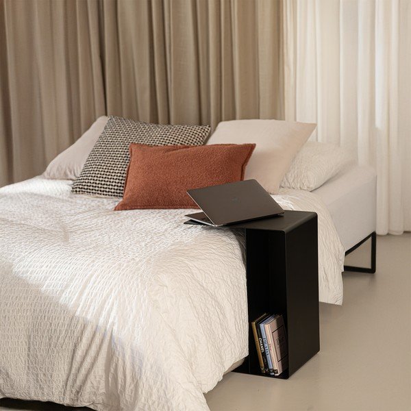 Tērauda sānu galdiņš 40x30 cm Slide Low – Spinder Design-image-1