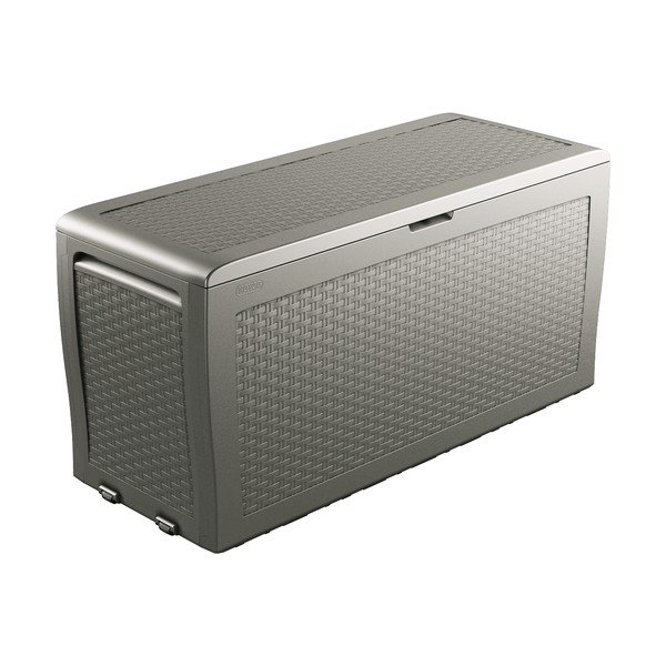 Gaiši brūna plastmasas dārza uzglabāšanas kaste Samoa – Keter-image-2