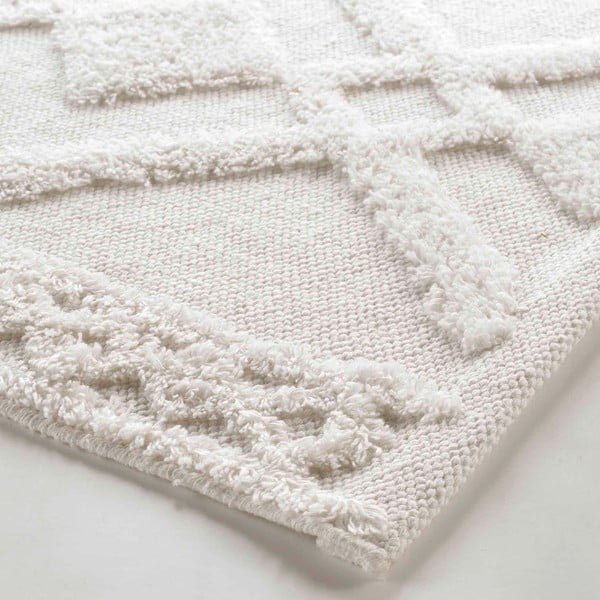 Balts vannas istabas paklājiņš 50x80 cm Gladis – douceur d'intérieur-image-2