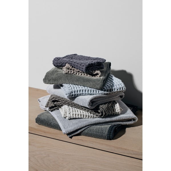 Bēši vafeļu kokvilnas dvieļi (2 gab.) 30x30 cm Caro – Blomus-image-4