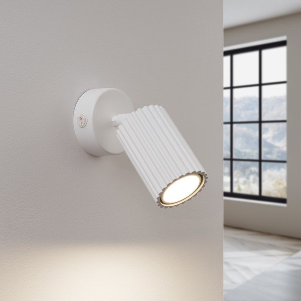 Balta prožektora tipa lampa 8x16 cm Gleam – Sollux-image-1