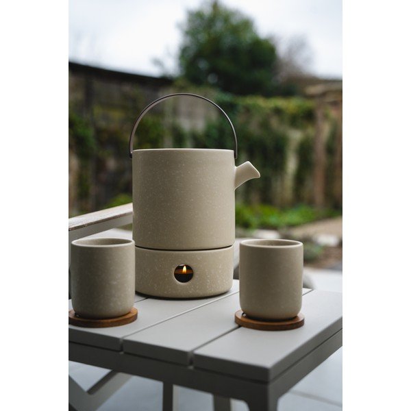 Bēšas māla tasītes (2 gab.) 200 ml Umea – Bredemeijer-image-1