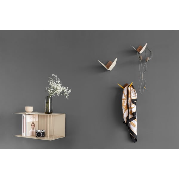 Balts metāla sienas plaukts Teaser – UMAGE-image-1