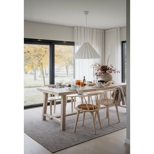 Matēts lakots ēdamgalds no ozolkoka Rowico Brooklyn, 220 x 95 cm-image-1