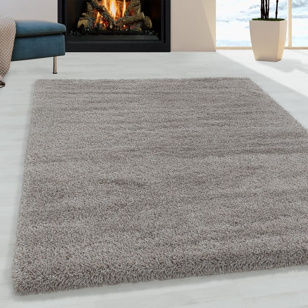 Gaiši brūns paklājs 80x150 cm Fluffy – Ayyildiz Carpets-image-1