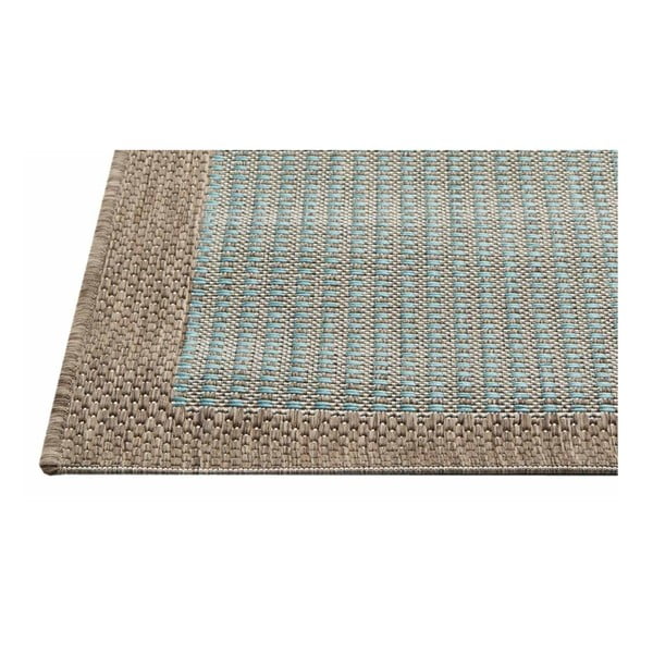 Brūns un zils āra paklājs Floorita Chrome, 160 x 230 cm-image-1