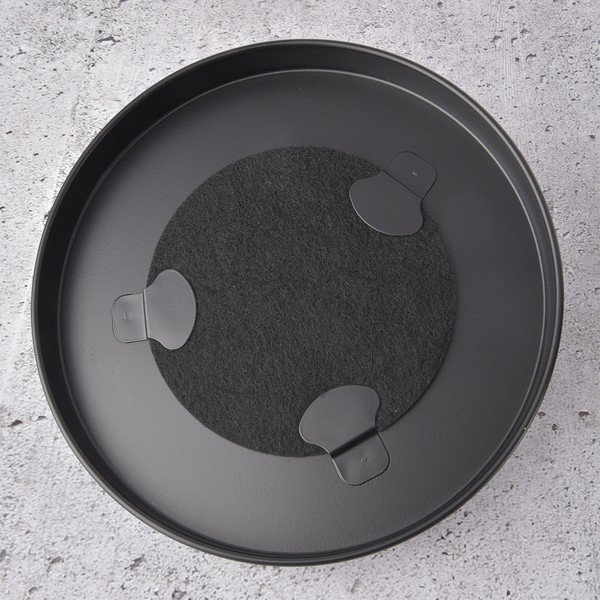 Melns kompostējamo atkritumu konteiners 8 l BLACK – Orion-image-4