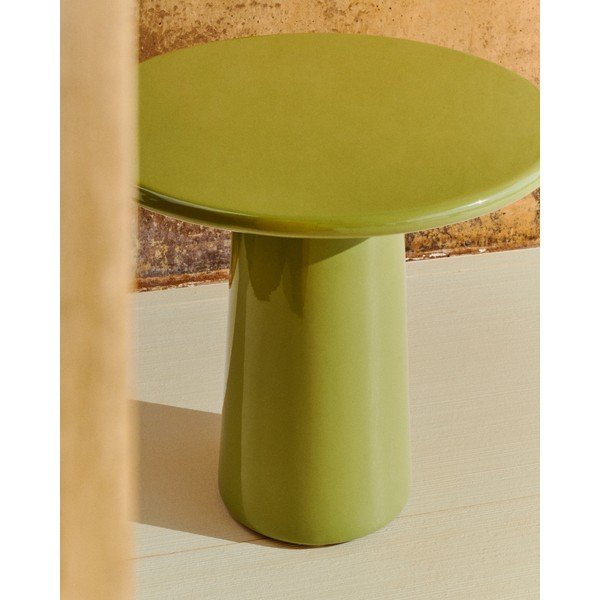 Betona apaļš dārza kafijas galdiņš ø 65 cm Albanella – Kave Home-image-3