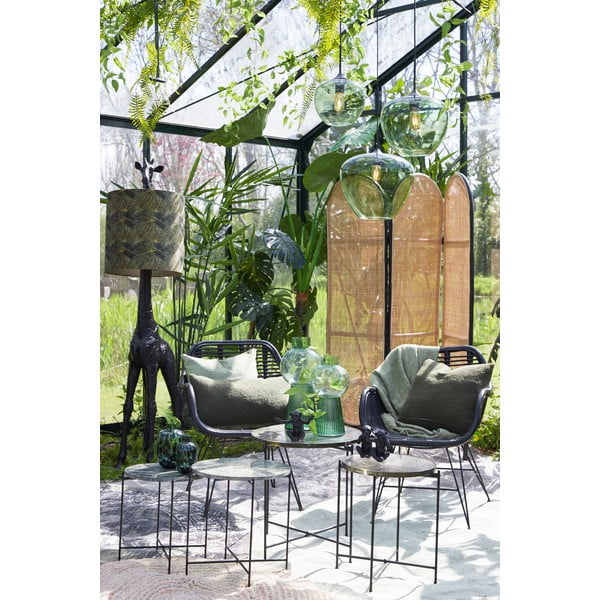 Zaļa griestu lampa ar stikla abažūru ø 30 cm Mayson – Light & Living-image-2