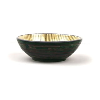 Dzelteni zaļa keramikas bļodiņa MIJ, ø 13 cm