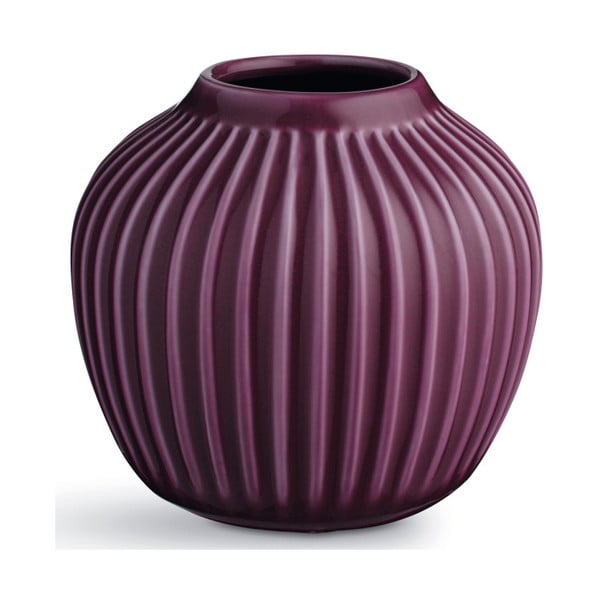 Violeta keramikas vāze Kähler Design Hammershoi, augstums 12,5 cm