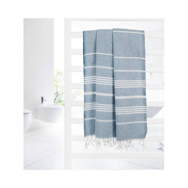 Zils hamama dvielis Kate Louise Classic, 180 x 100 cm-image-2