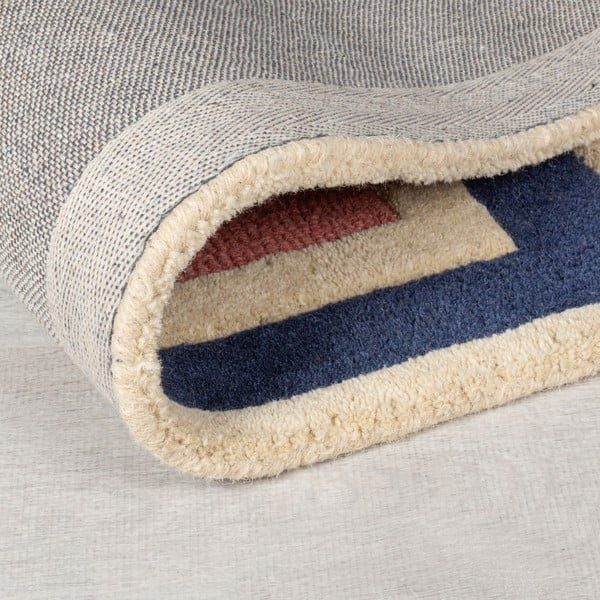 Ar rokām darināts vilnas paklājs 200x290 cm Retro Blocks – Flair Rugs-image-2