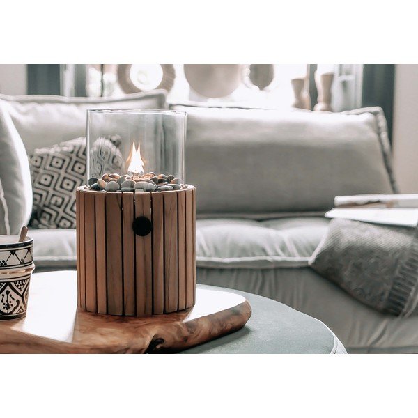 Tīkkoka gāzes lampa Cosi Scoop Timber, augstums 30 cm-image-4