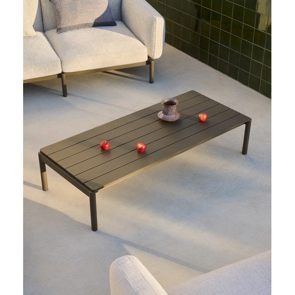 Metāla dārza kafijas galdiņš 63x149 cm Sorells – Kave Home-image-1