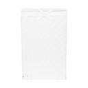 Balts veļas grozs ar vāku Compactor Laundry Basket Linen, augstums 60 cm