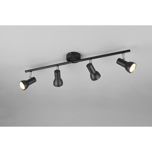 Melna prožektora tipa lampa ø 8 cm Cantar – Reality-image-3