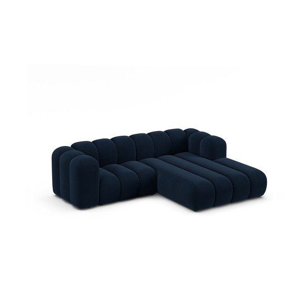 Tumši zils stūra dīvāns (ar labo stūri) Lupine – Micadoni Home-image-1