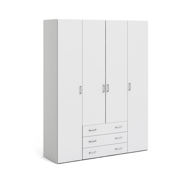 Balts drēbju skapis 154x200 cm Space – Tvilum-image-2