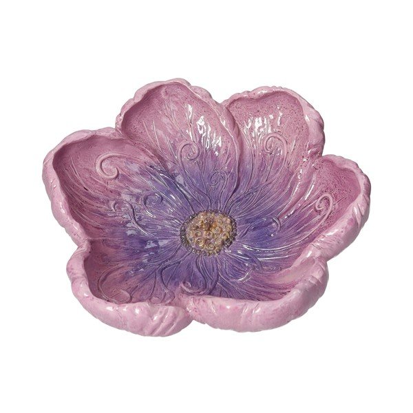 Polirezīna dekoratīva paplāte ø 26 cm Flora – Brandani