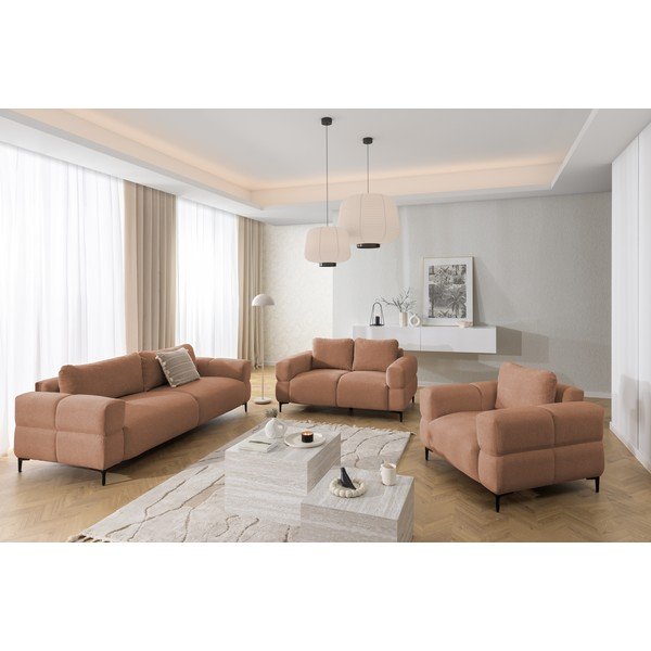 Terakotas oranžs dīvāns 154 cm Helio – Ropez-image-4