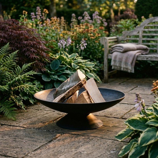 Čuguna kamīns Esschert Design Camping, ⌀ 59 cm-image-1