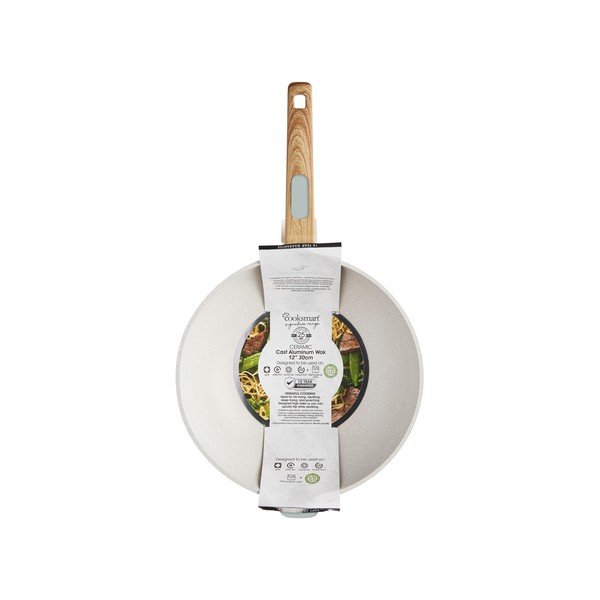 Wok panna ar keramikas pārklājumu ø 30 cm Signature Range – Cooksmart ®-image-3