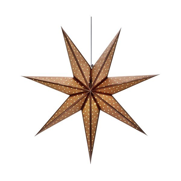 Brūns gaismas dekors ar Ziemassvētku motīvu ø 45 cm Glitter – Markslöjd