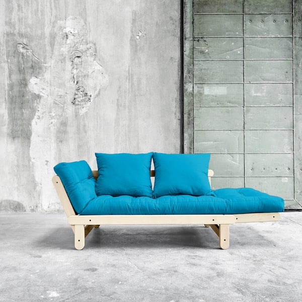 Dīvāns gulta Karup Beat Natural/Horizon Blue
