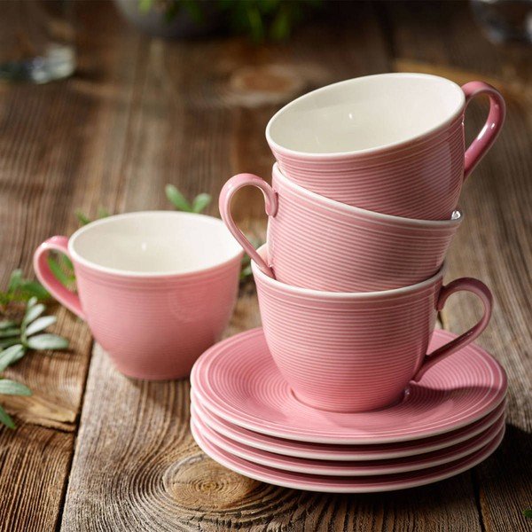 Rozā porcelāna kafijas tasīte Like by Villeroy & Boch Group, 0,25 l-image-1