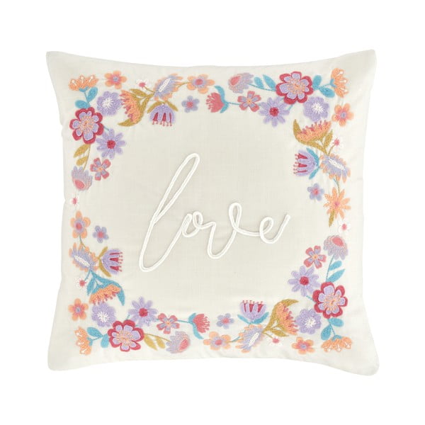 Dekoratīvais spilvens no lina maisījuma 45x45 cm Love – Catherine Lansfield