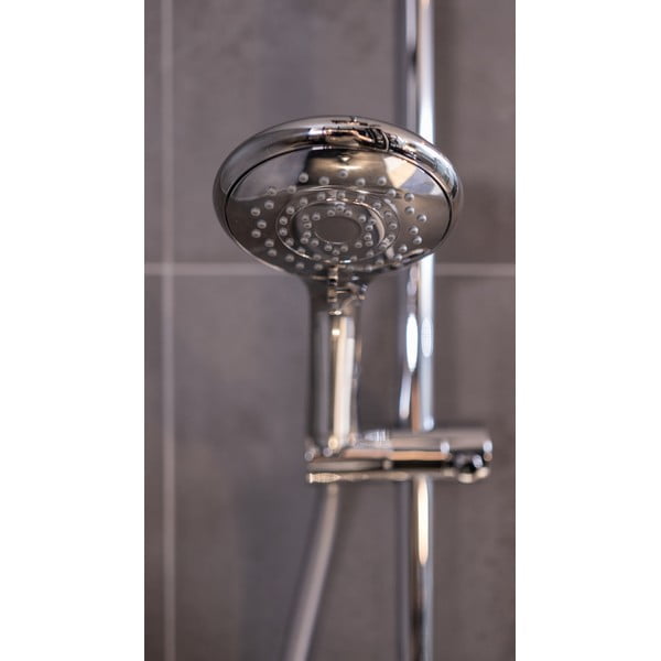 Enerģiju taupoša hromēta dušas galva Wenko Automatic, ø 11 cm-image-1