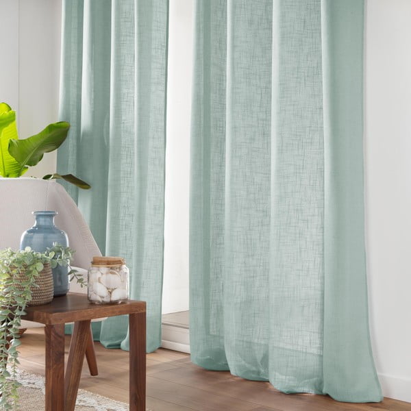 Zils dienas aizkars 140x280 cm Cloris – douceur d'intérieur-image-3