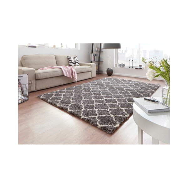 Tumši pelēks paklājs Mint Rugs Luna, 80 x 150 cm-image-3