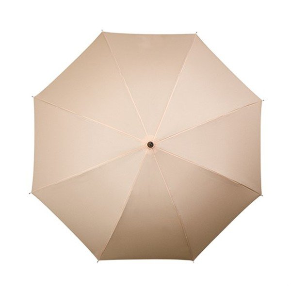 Bēšs vējdrošs lietussargs ar koka rokturi Ambiance Wooden, ⌀ 102 cm-image-1