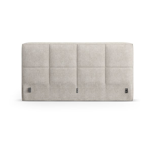 Bēšs polsterēts gultas galvgalis 249x100 cm Darren – Micadoni -image-2