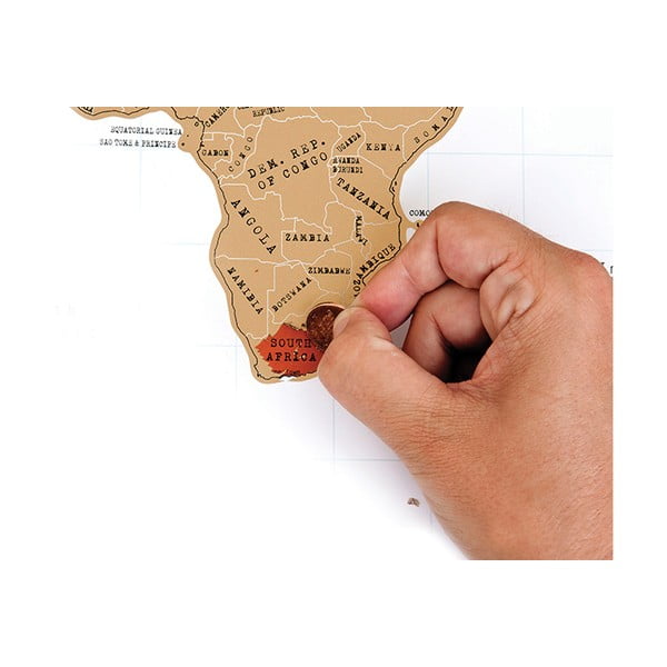 Nokasāma karte 88x52 cm World Scratch Map – Ambiance-image-3