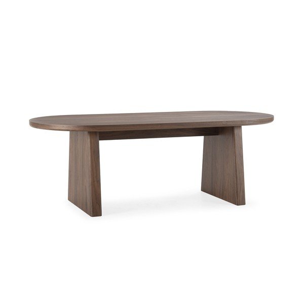 Ēdamgalds ar riekstkoka imitāciju 100x200 cm Blair – MOME