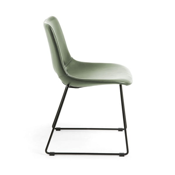 Zaļš ēdamistabas krēsls Kave Home Zahara-image-4