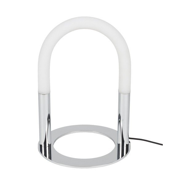 Sudraba krāsas metāla LED galda lampa ar regulējamu spilgtumu (augstums 36 cm) Arch – Zuiver