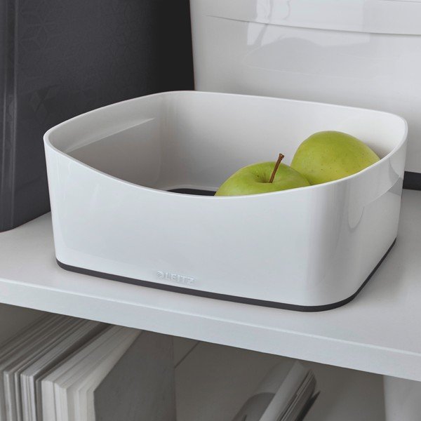 Balta un melna galda kaste Leitz MyBox, garums 24,5 cm-image-3