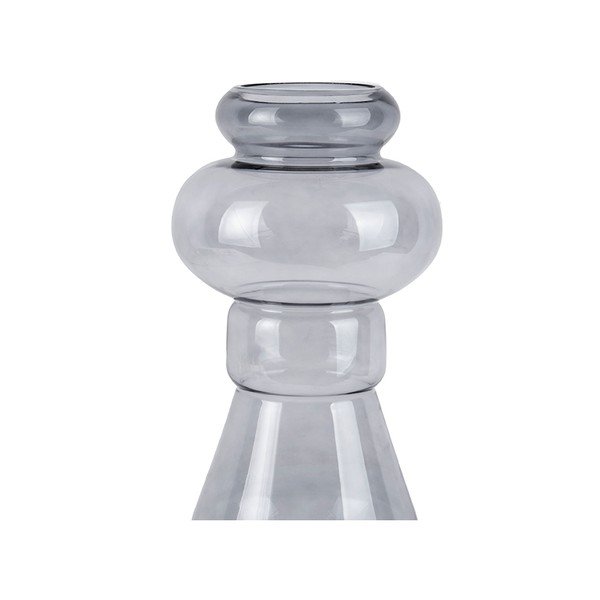 Pelēka stikla vāze PT LIVING Morgana, augstums 35 cm-image-3