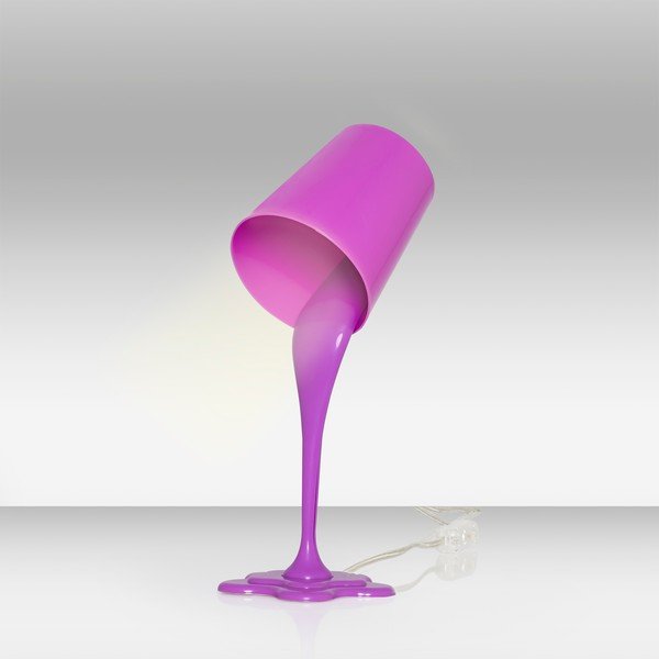 Violeta galda lampa Homemania Decor Ximena-image-1